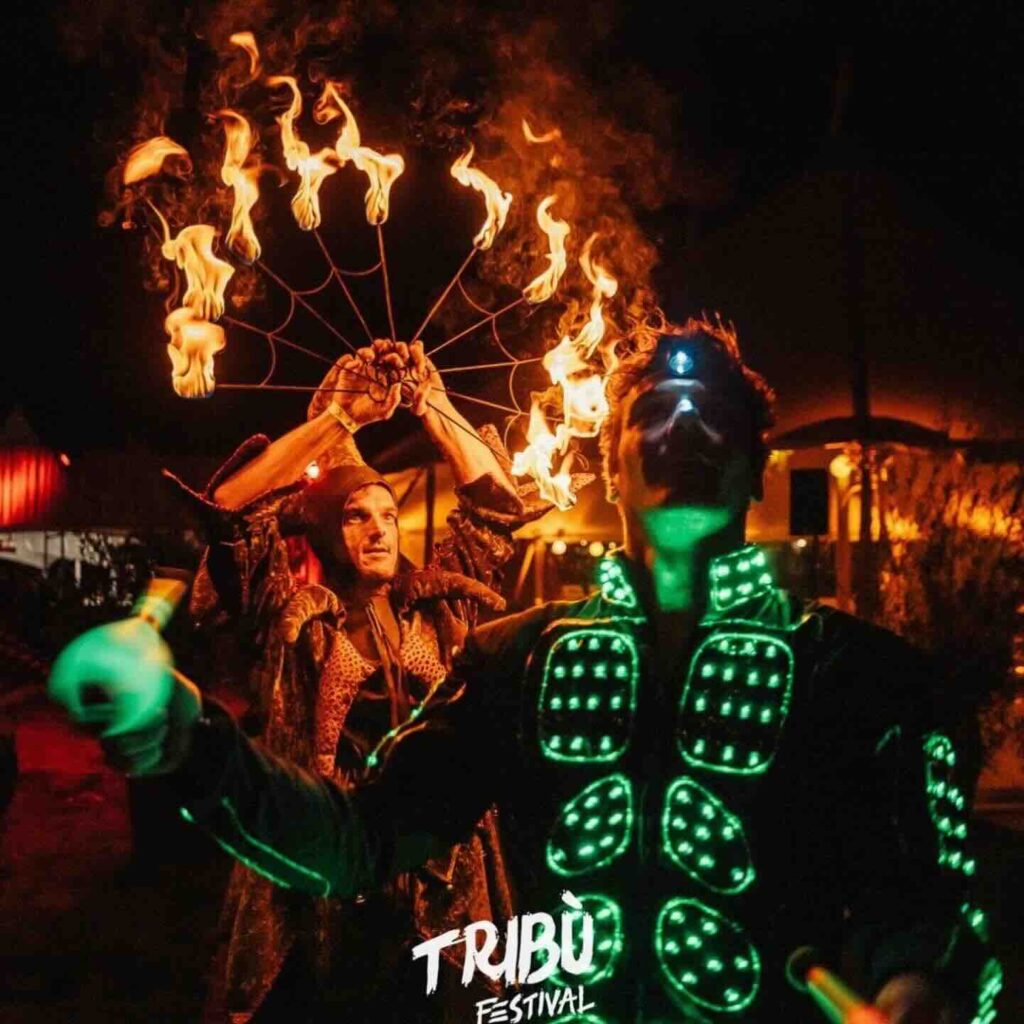 Lichtjongleren huren – mobiele LED animatie op evenement